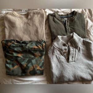 Boys shirt and sweater bundle